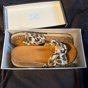 Corkys Women's Espadrilles with Leopard Print